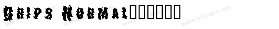 Drips Normal字体转换